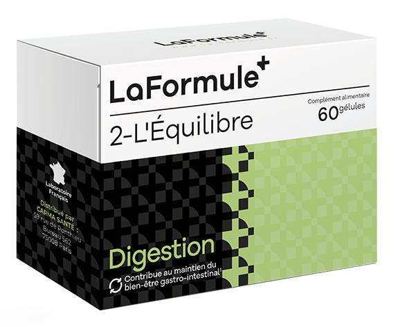 Equilibre Digestion LaFormule - enzymes et extraits de plantes pour favoriser la digestion